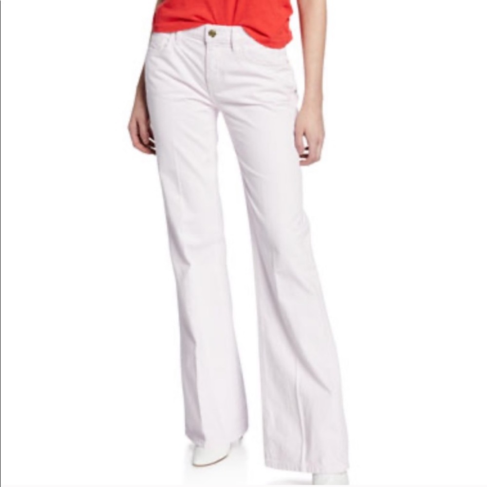 Current/Elliott The Wray Orchid Wide-Leg Jeans